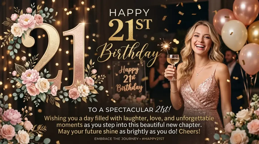 Heartfelt 21st Birthday Wishes