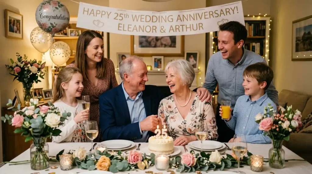 25th Wedding Anniversary Wishes for Parents