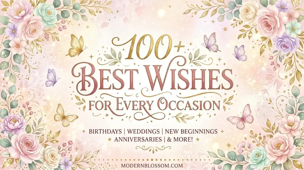 Best Wishes for Social Media Captions
