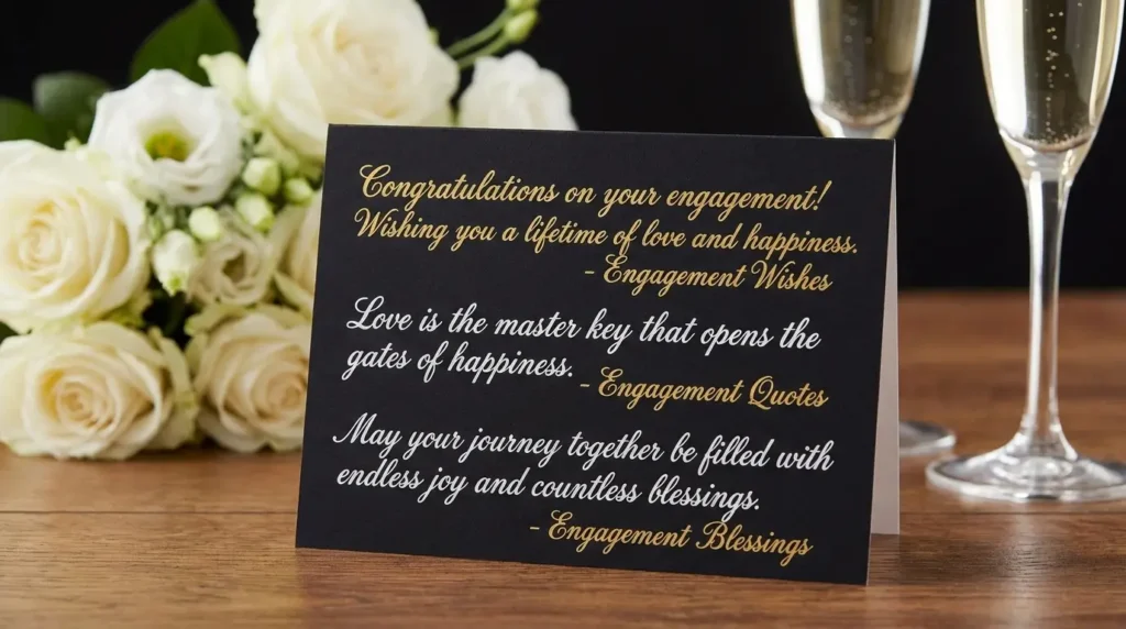 Formal Engagement Wishes