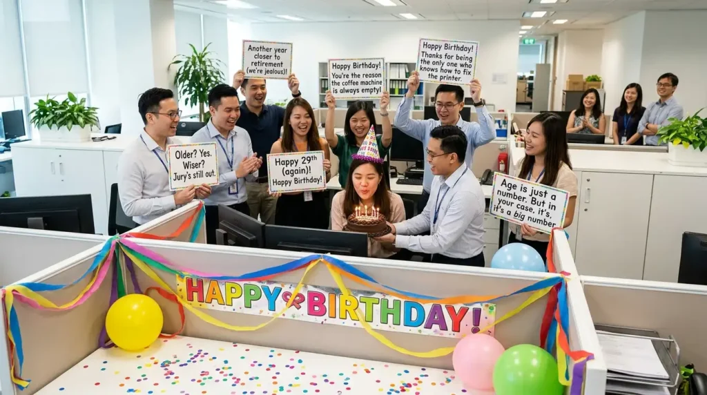 Funny Birthday Wishes for Colleague