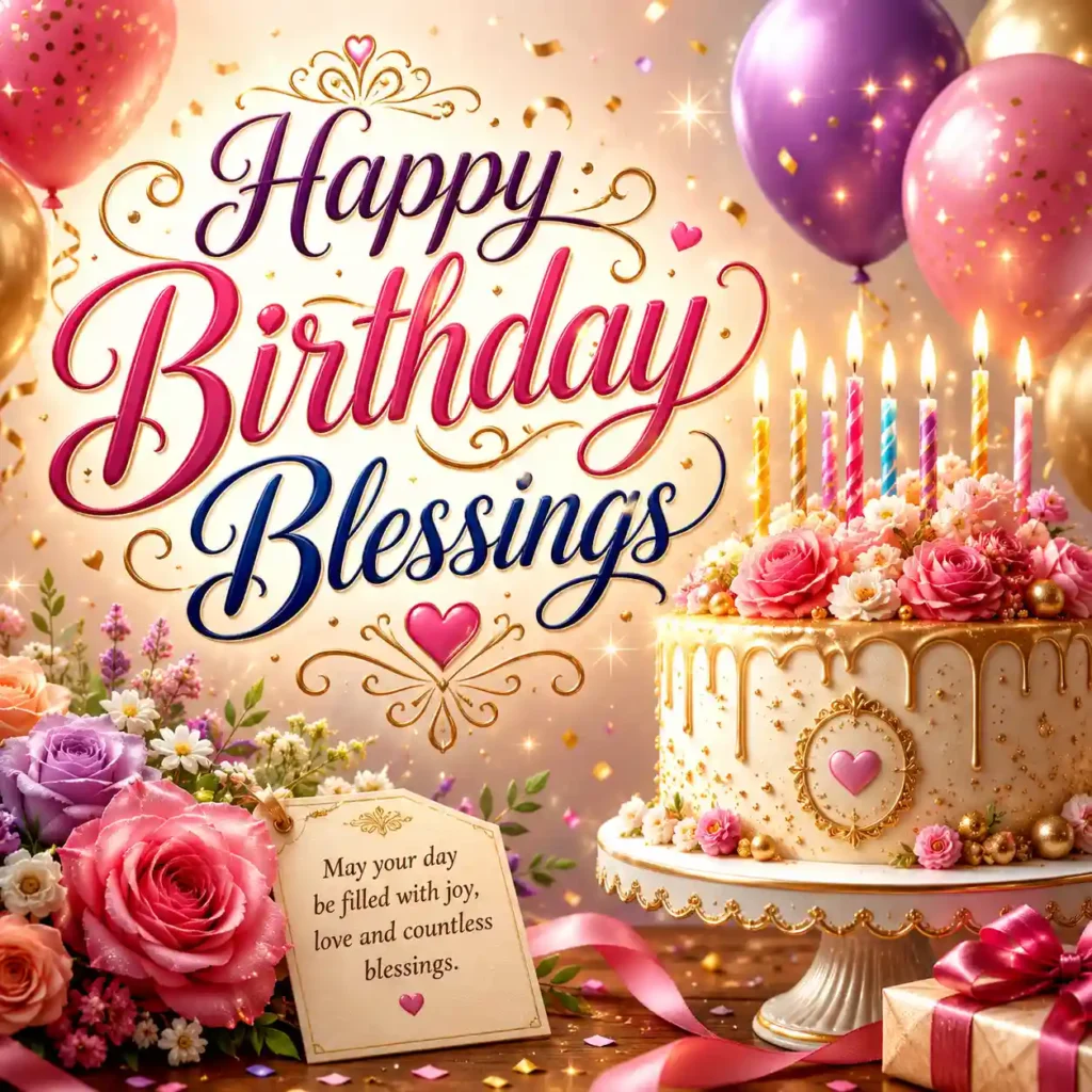 happy birthday blessings gif