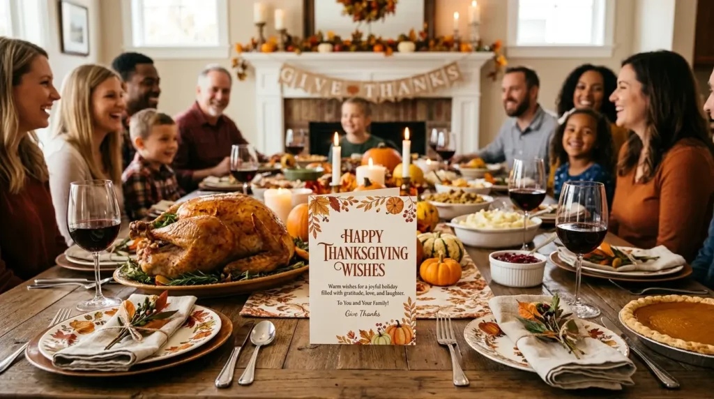 Happy Thanksgiving Messages for Friends