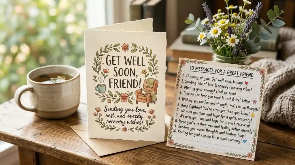 Heartfelt Get Well Soon Messages for a Friend