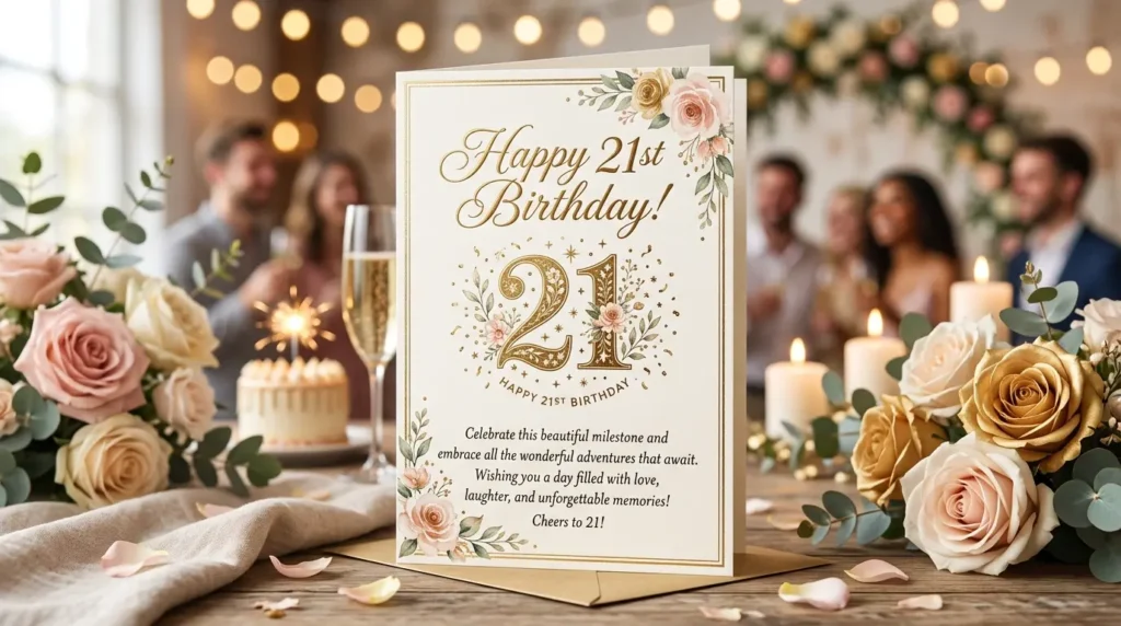 Inspirational 21st Birthday Messages