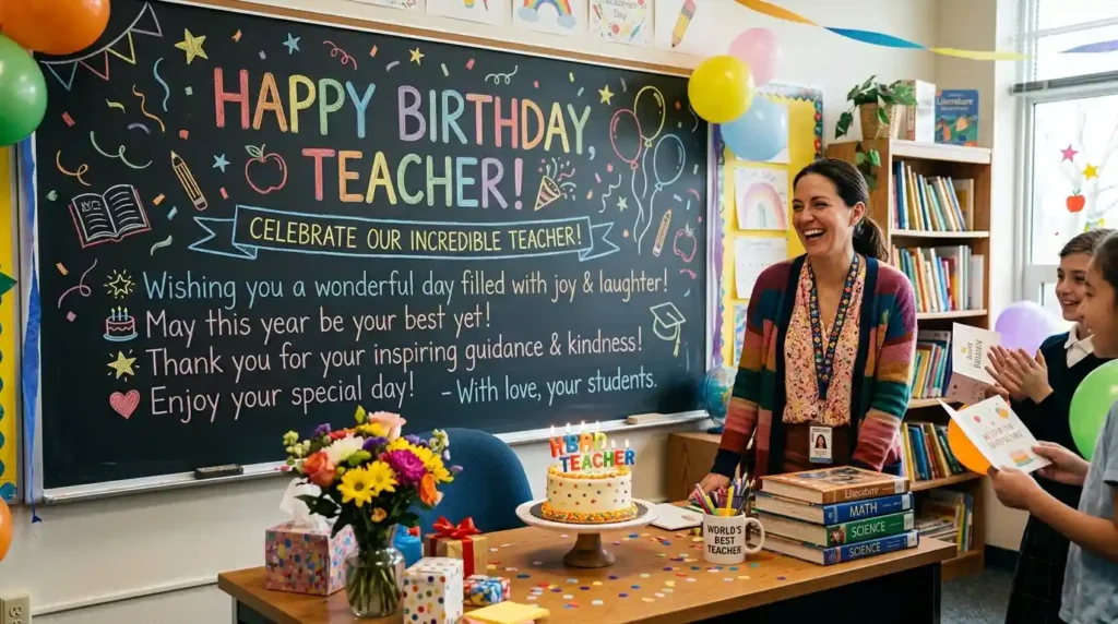 Inspirational Teacher Birthday Messages