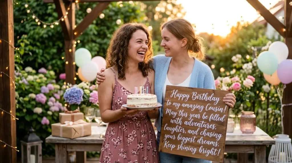 Short & Sweet Birthday Cousin Wishes