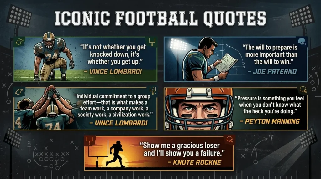 Short & Sweet Football Quotes