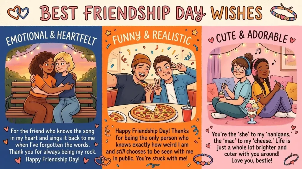 Short & Sweet Friendship Day Wishes