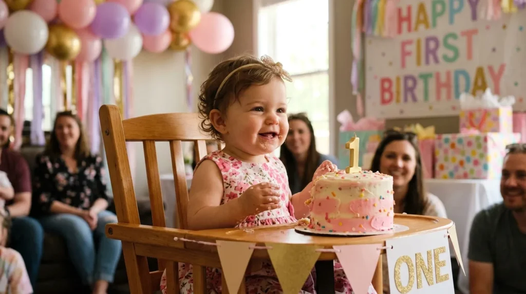 Unique First Birthday Wishes for Baby Girl