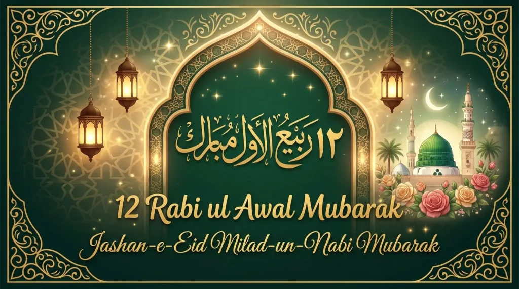 12 Rabi ul Awal Wishes in Urdu
