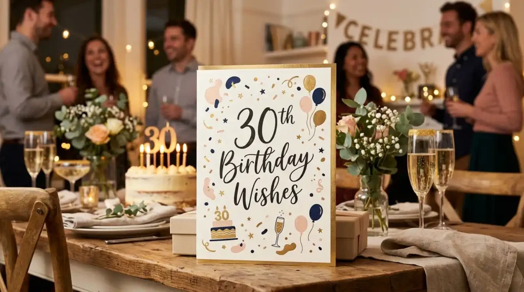 30th Birthday Wishes for Friend & Best Friend