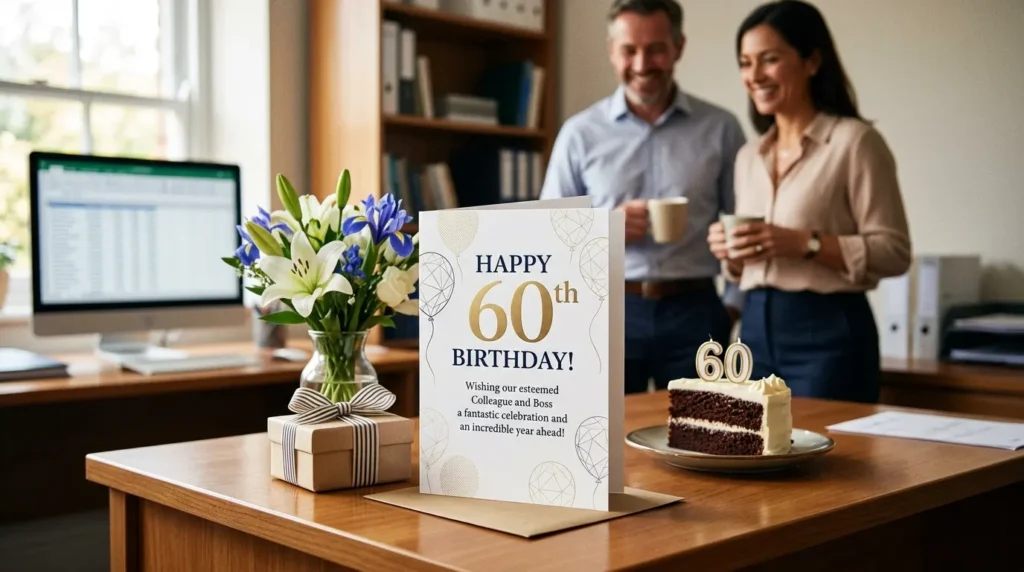 60th Birthday Wishes for Colleague and Boss