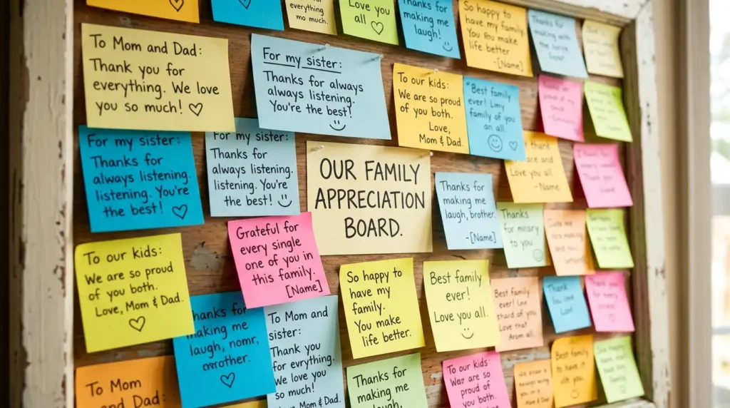Appreciation Messages for Family