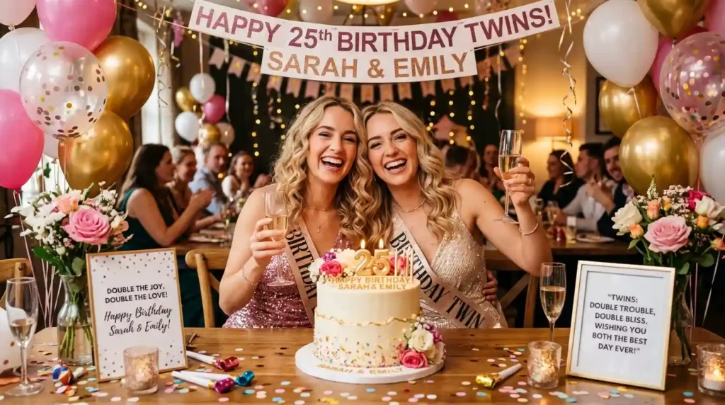 Birthday Wishes for Adult Twin Sisters