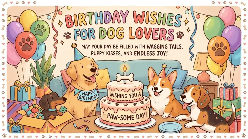 Birthday Wishes for Dog Lovers