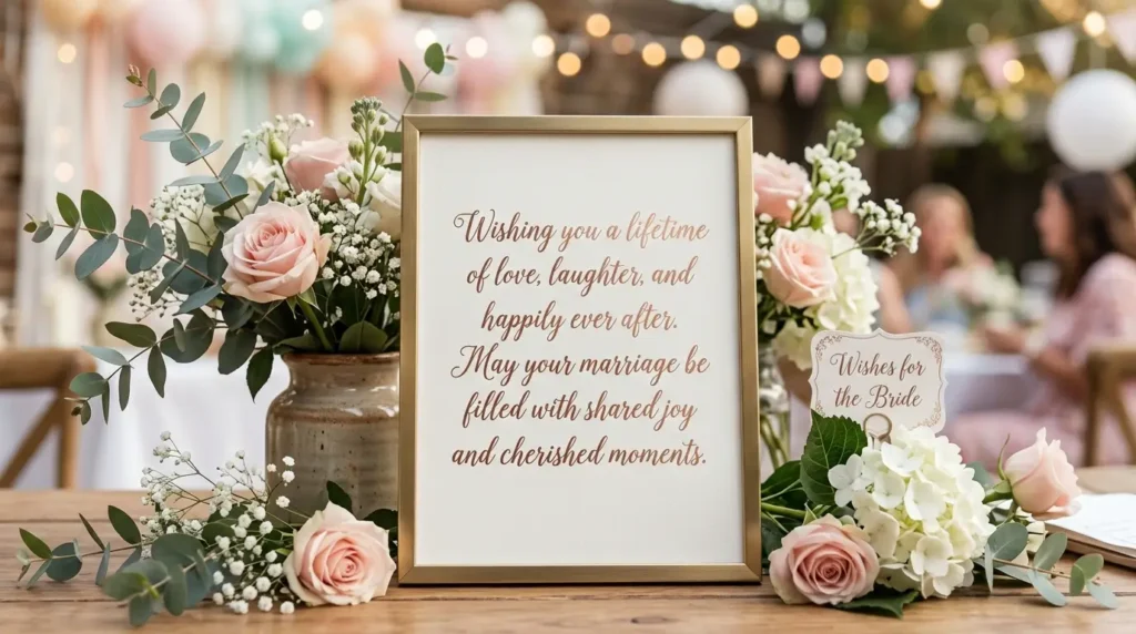 Bridal Shower Wishes Quotes and Blessings