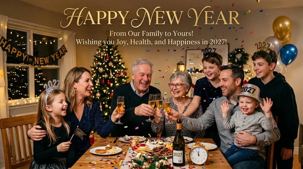Family Happy New Year Wishes