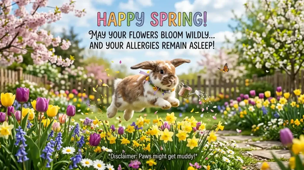 Funny Spring Wishes