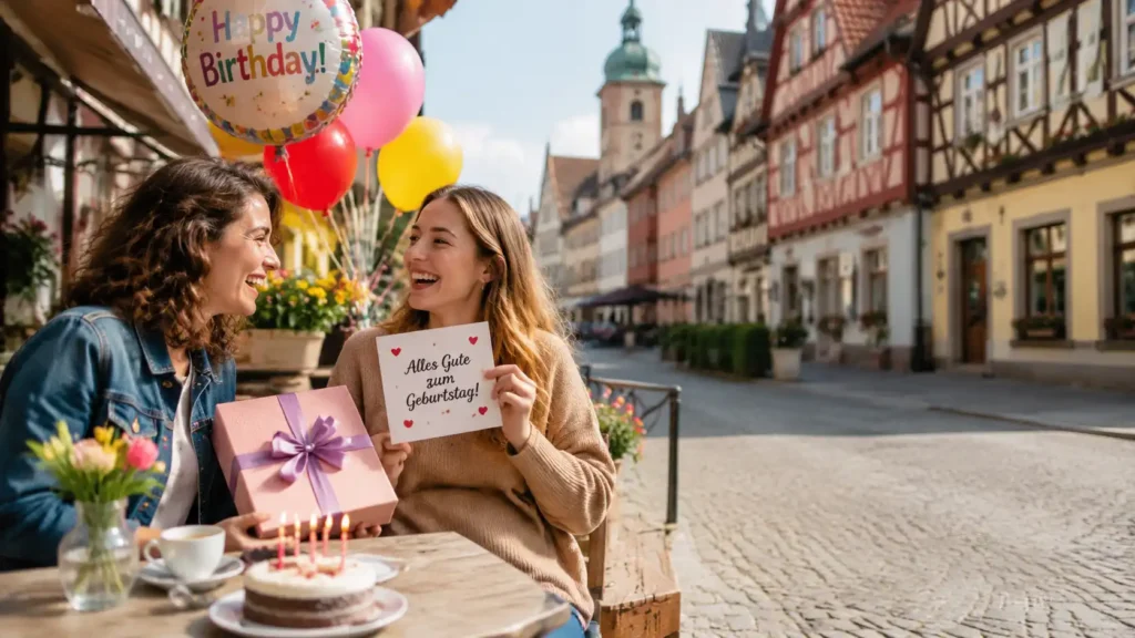 Happy Birthday Wishes in German for a Best Friend