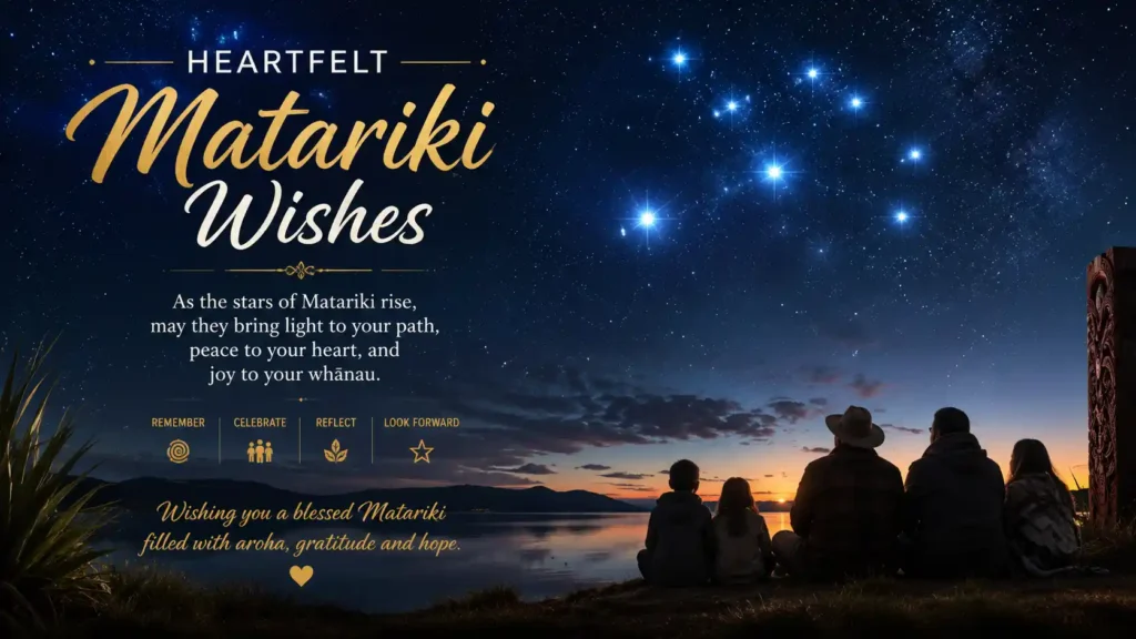 Inspirational Matariki New Year Wishes
