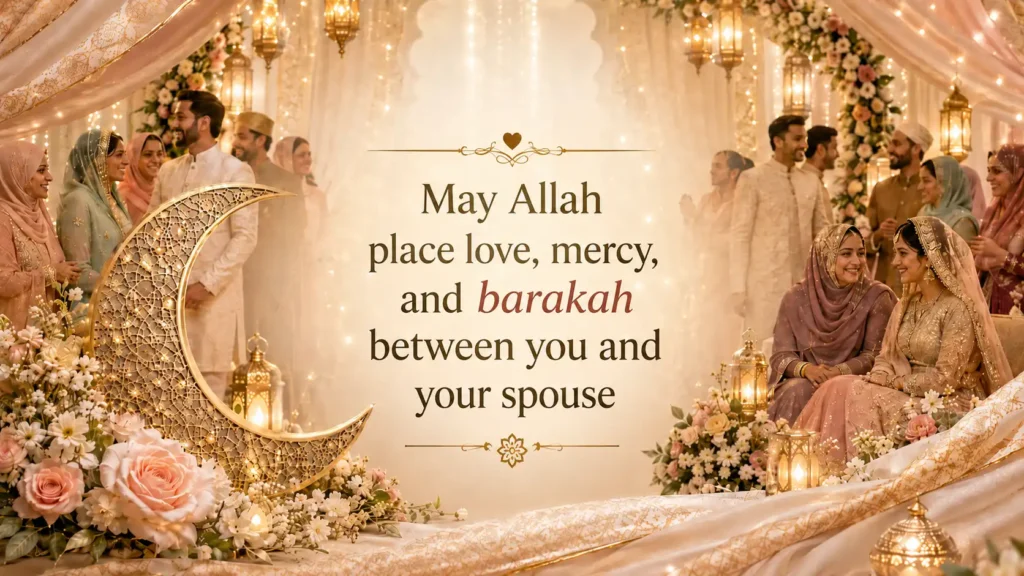 Islamic Wedding Wishes for Sister