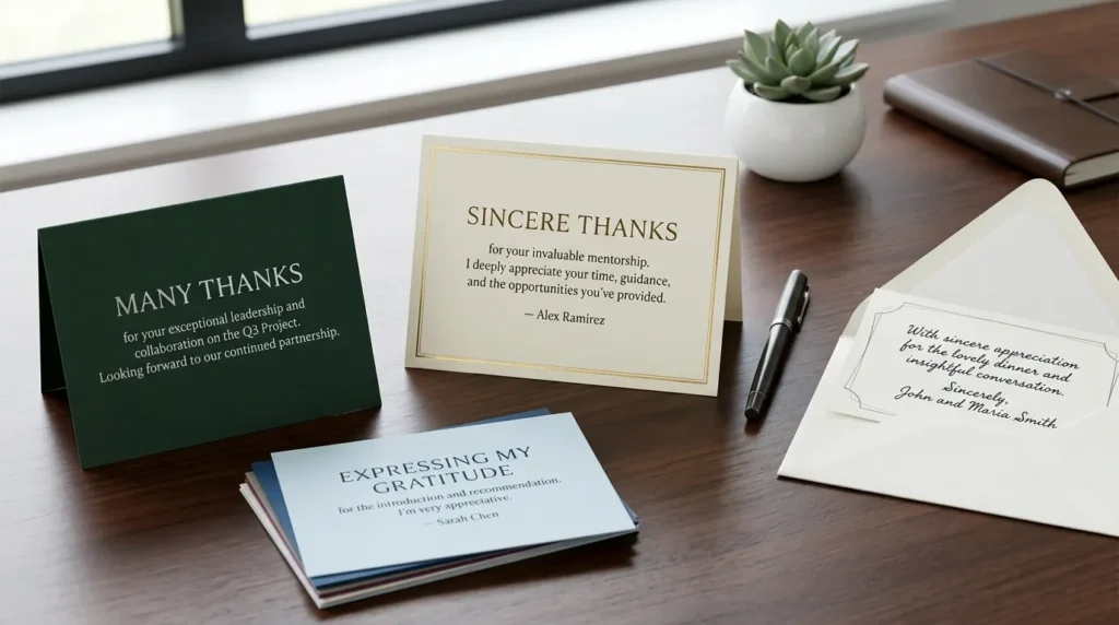 Professional Thank-You Messages