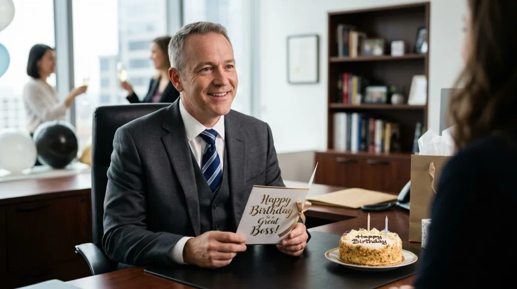 Respectful Birthday Wishes for a Male Boss