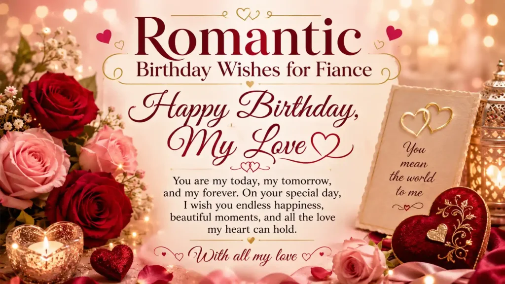 Romantic Birthday Wishes for Fiance