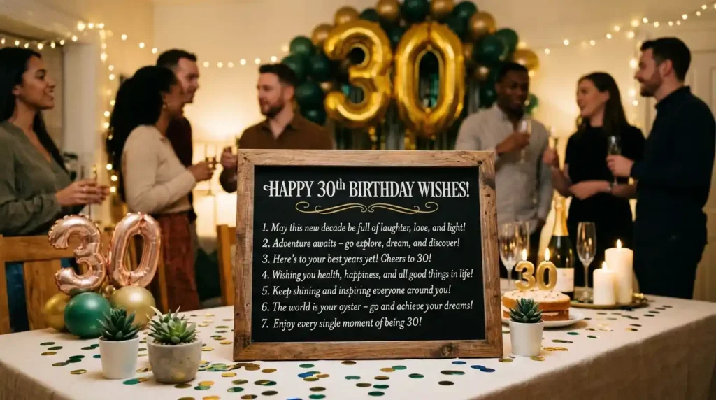 Short 30th Birthday Wishes