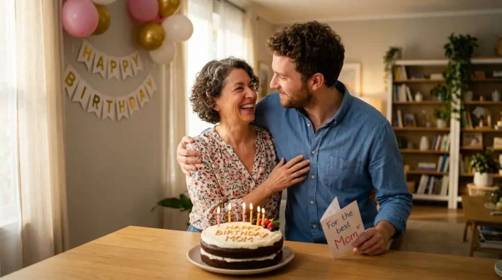 Short Birthday Wishes Can a Son Send to His Mother