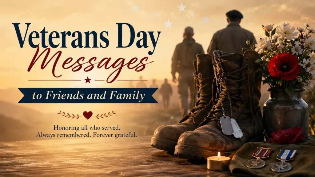 Veterans Day Messages to Friends and Family