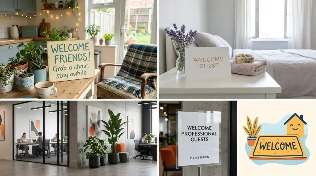 Welcome Messages for Events and Special Occasions