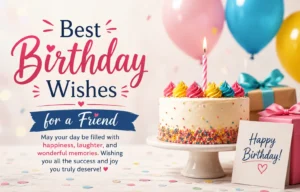 Best Birthday Wishes for a Friend