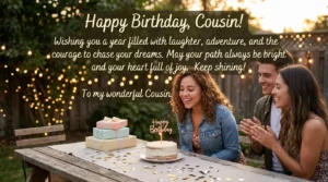 Birthday Cousin Wishes