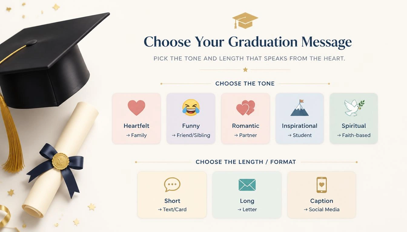 Graduation Wishes: Heartfelt, Funny, Short & Inspirational Messages