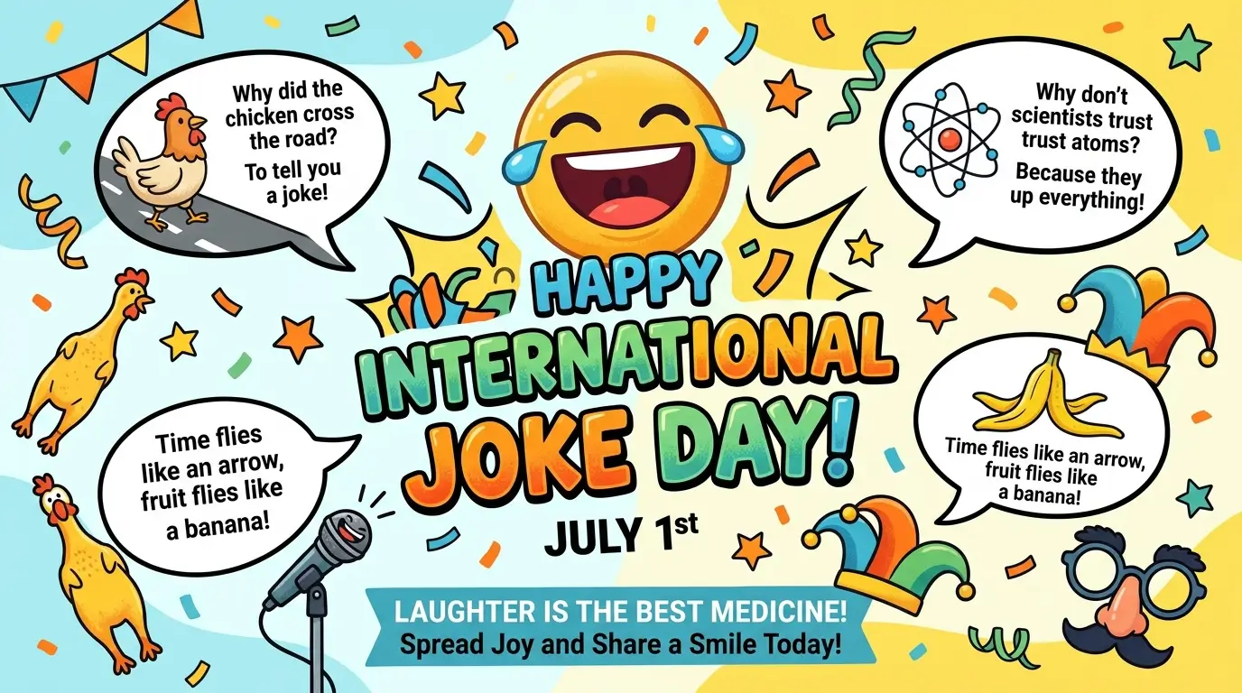 International Joke Day Wishes