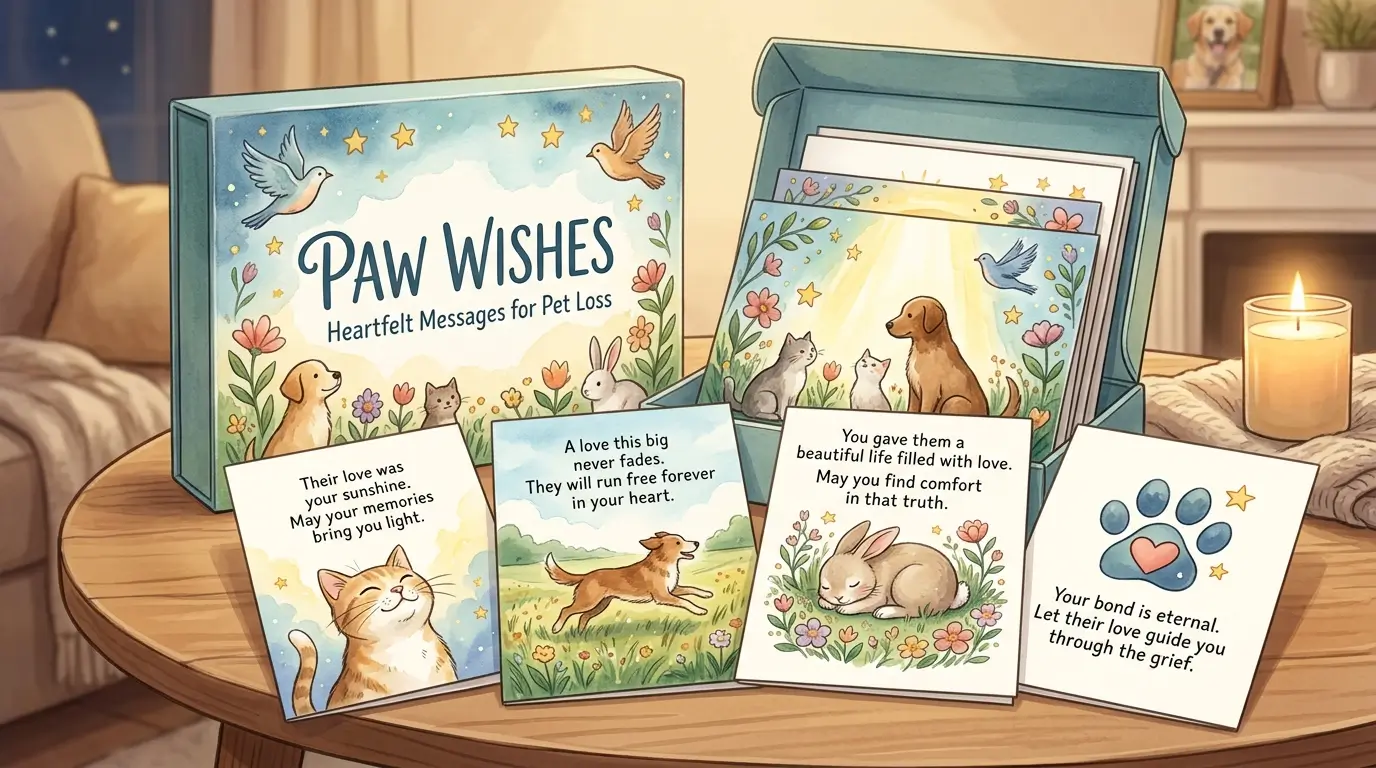 Paw Wishes Heartfelt Messages for Pet Loss