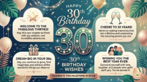 30th Birthday Wishes
