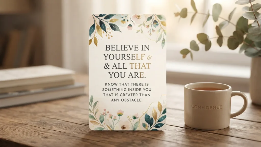 Self-Confidence Quotes for Students