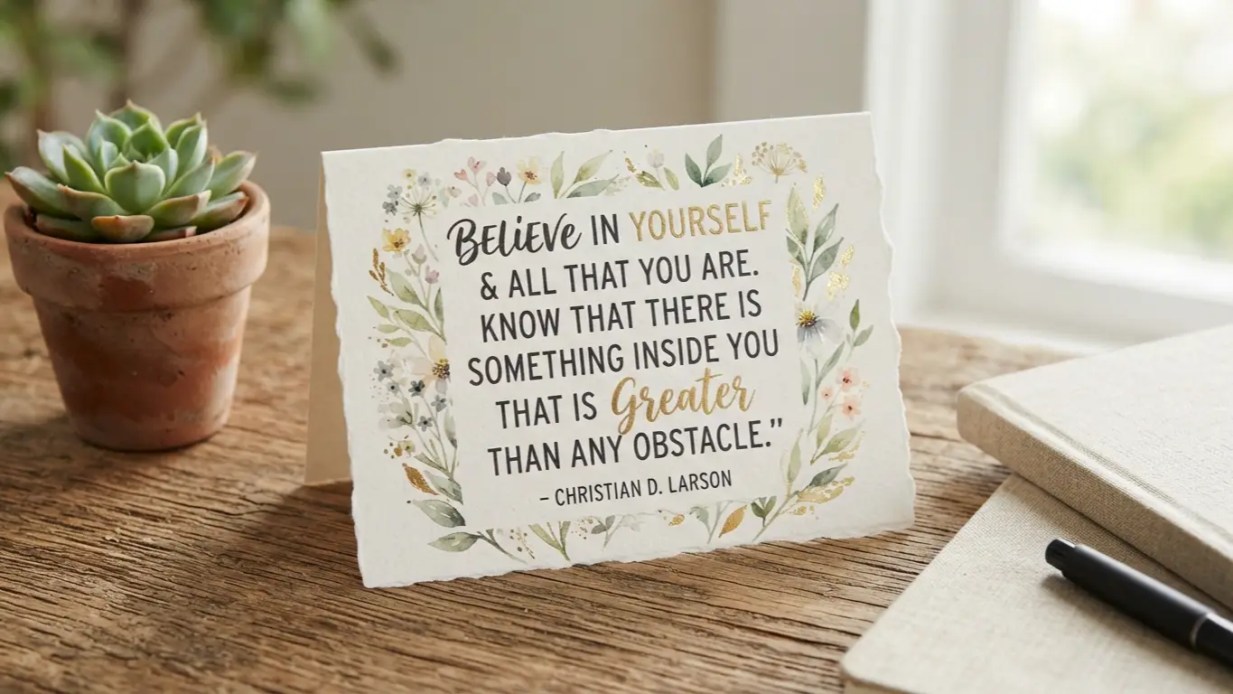Confidence Quotes for Self-Belief, Courage, and Everyday Strength