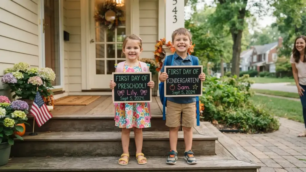 First Day of Preschool and Kindergarten Wishes