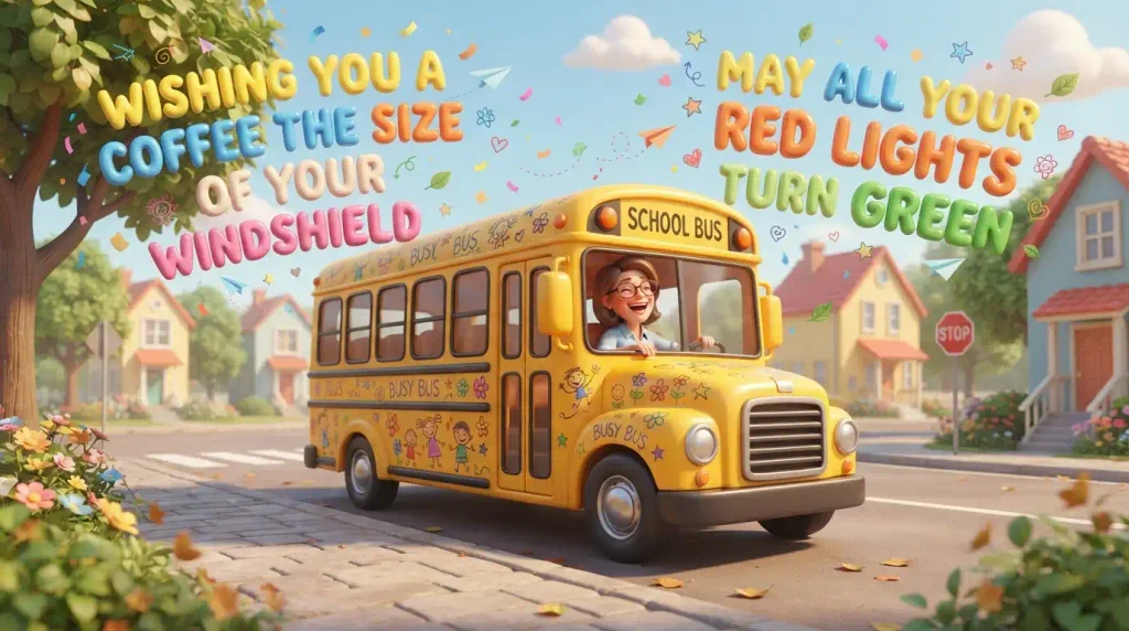 Funny Bus Driver message and Wishes