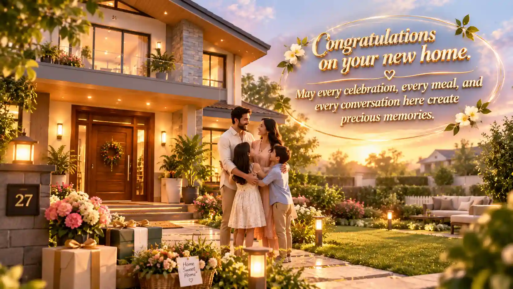 New Home Wishes for Family Members