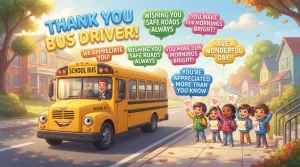 Thank You Bus Driver Messages and Wishes