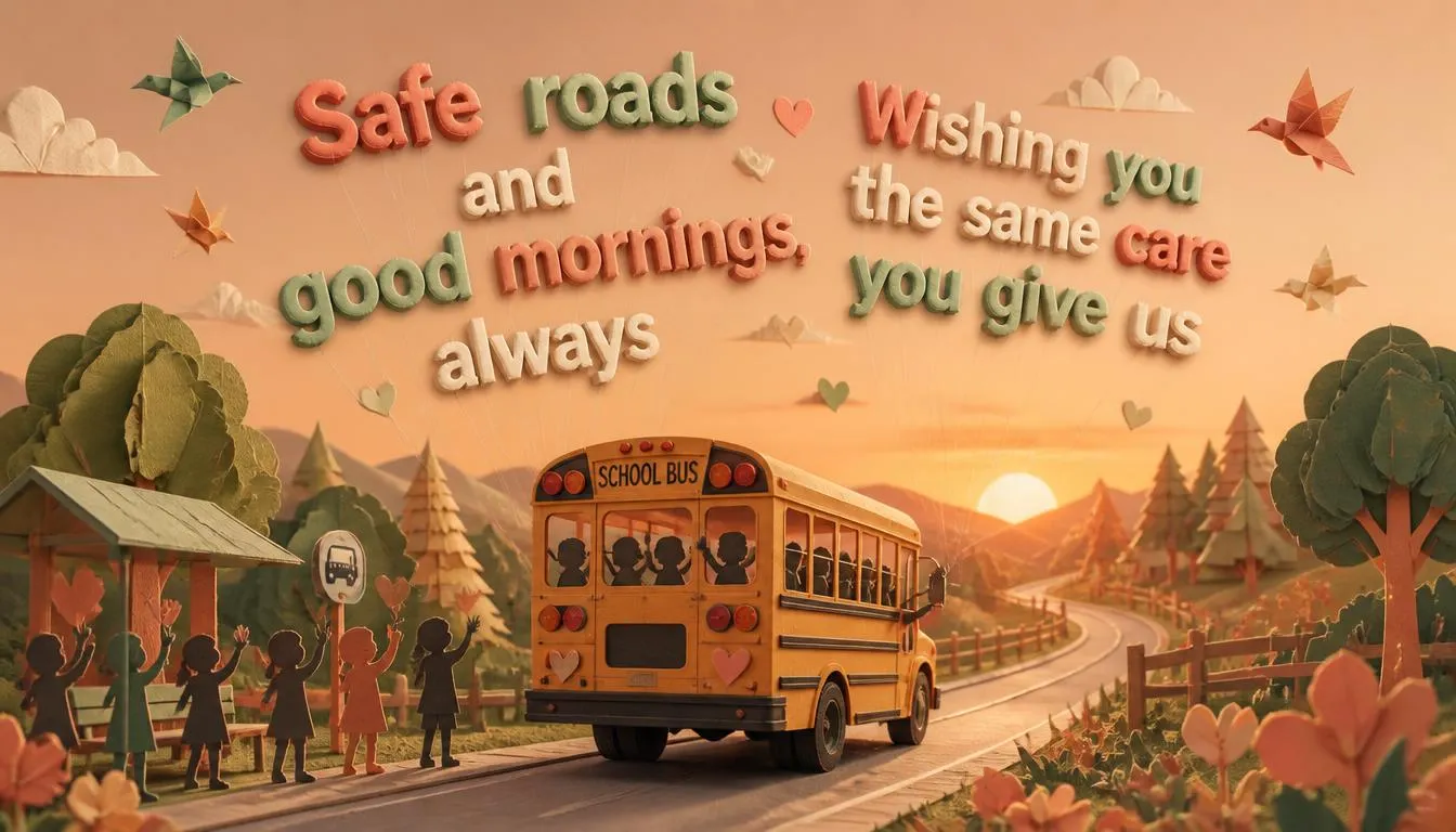 Messages and Wishes for Public Transit and Community Drivers